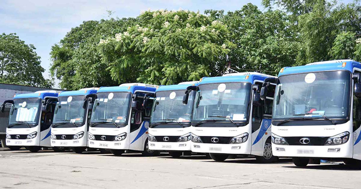 Thuê Xe 45 Chỗ Gò Công – Xe Rộng Rãi, Phục Vụ Đoàn Đông Chuyên Nghiệp